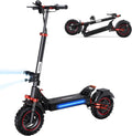 Electric Scooter for Adults, 1000W Rear Motor, up to 45 Km/H, 35–50 Km Range, Off-Road Pneumatic Tires, Dual Suspension, Disc Brakes, Foldable Commuter E-Scooter