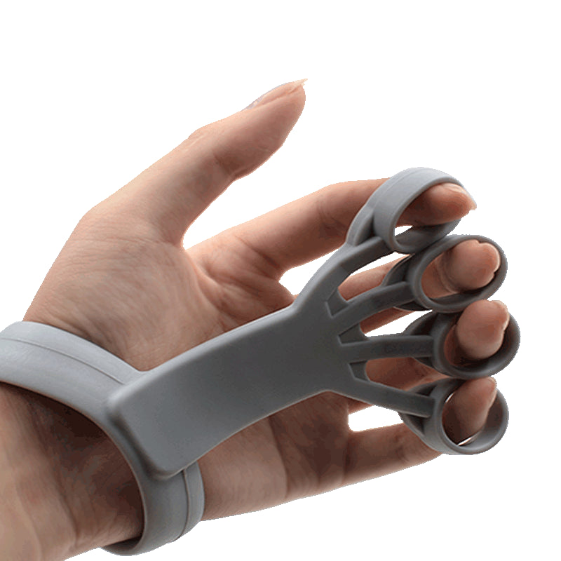 Silicone Grip Device Finger Exercise Stretcher Arthritis Hand Grip Trainer Strengthen Rehabilitation Training to Relieve Pain